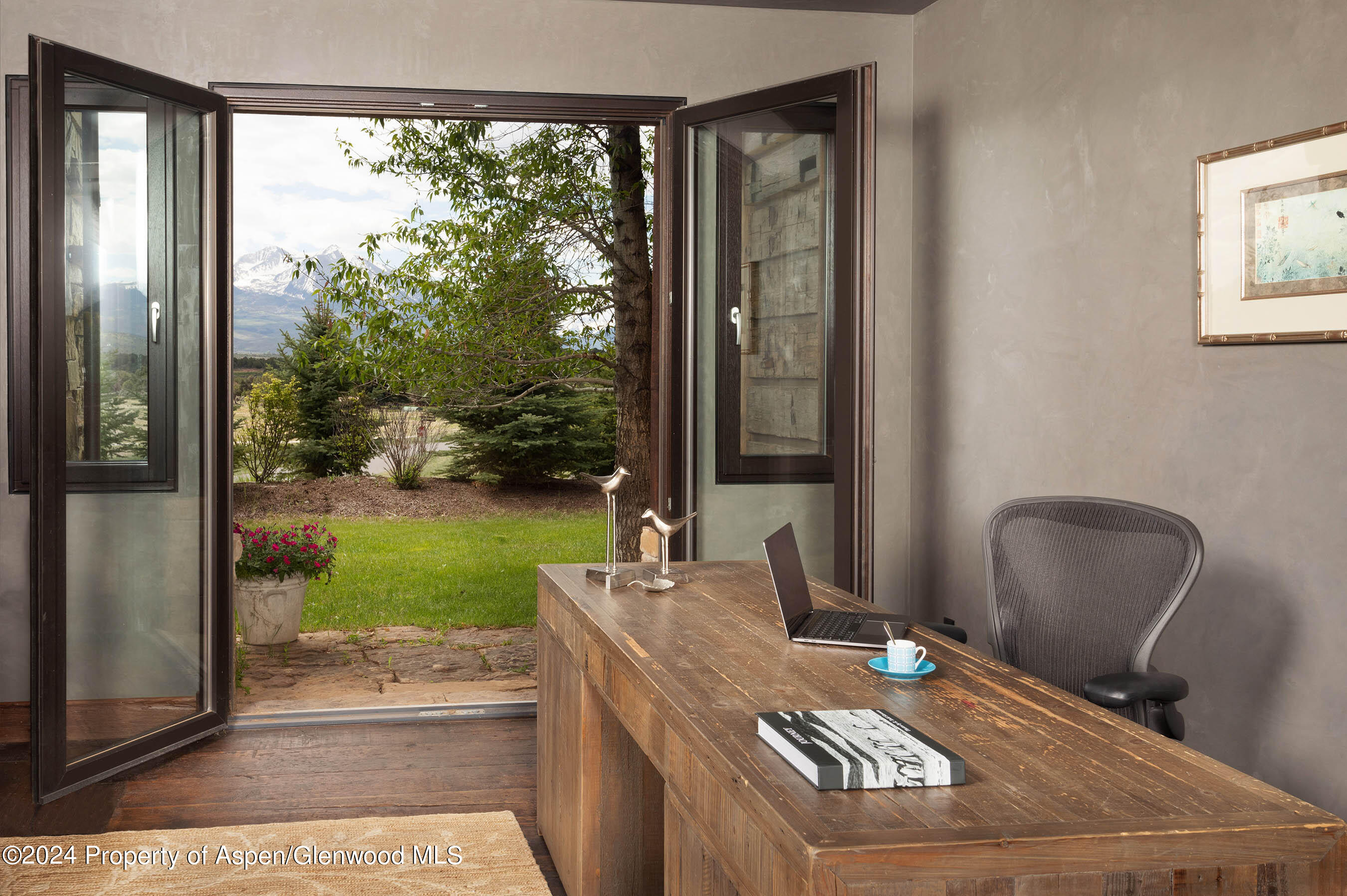 665 Callicotte Ranch Drive Carbondale, CO 81623 - Photo 13 of 39 a view of a workspace with a window