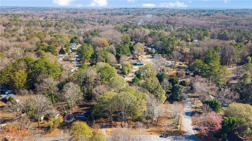 5287 Maple Valley Road Southwest Mableton, GA 30126 - Photo 29 of 29 an aerial view of a houses with a yard