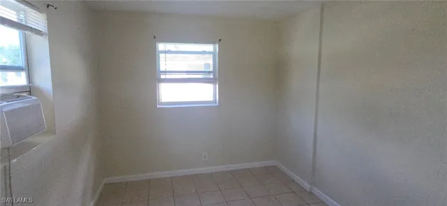 a small space with a window