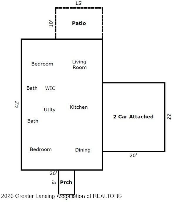 3217 Rice Court Lansing, MI 48911 - Photo 26 of 31 Layout