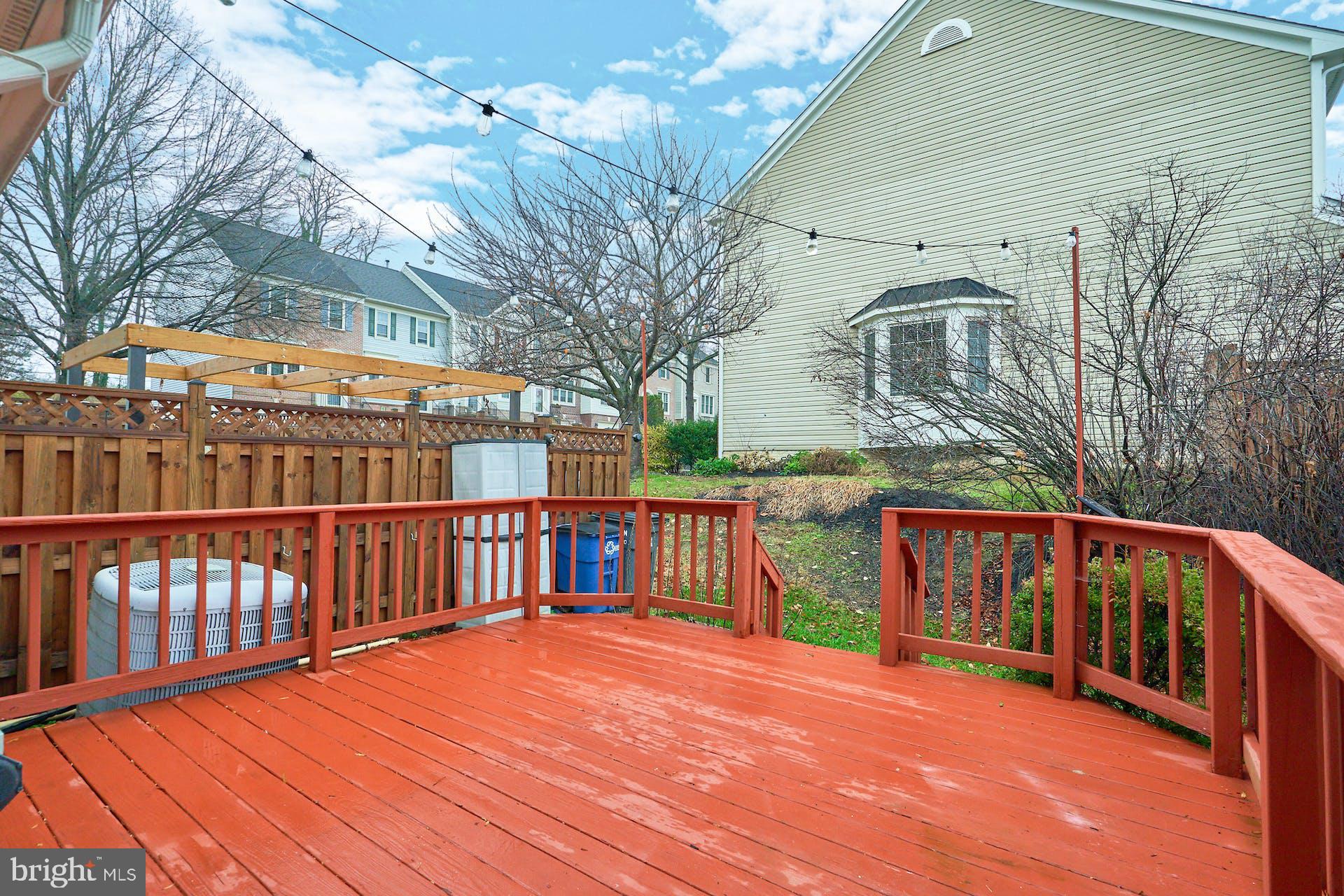 3647 Ransom Place Alexandria, VA 22306 - Photo 32 of 38 Rear Deck