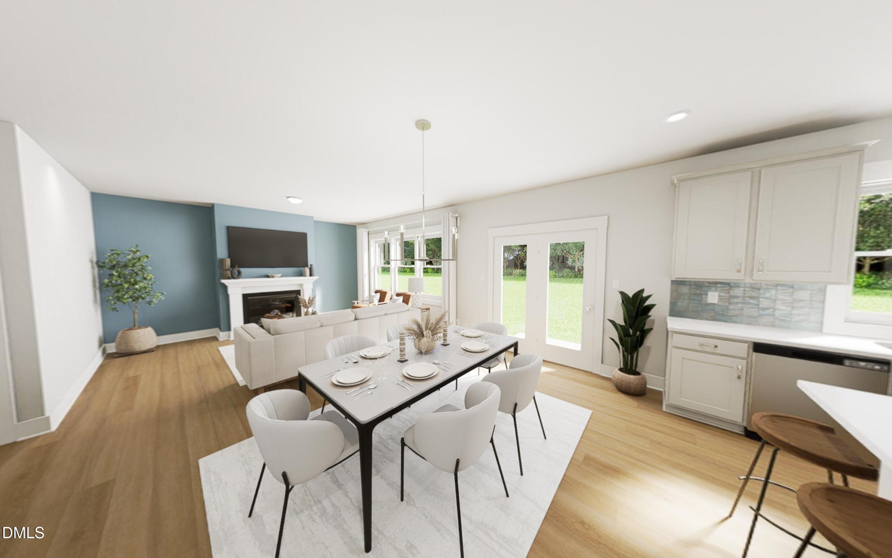 1908 Pollinator Place Mebane, NC 27302 - Photo 6 of 21 Living: Dining Rendering