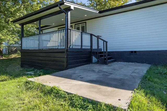 a view of balcony and deck