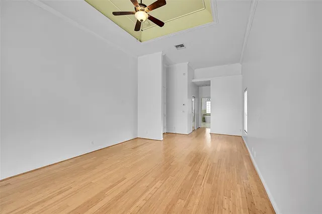 a view of a kitchen with stainless steel appliances granite countertop a refrigerator and a sink