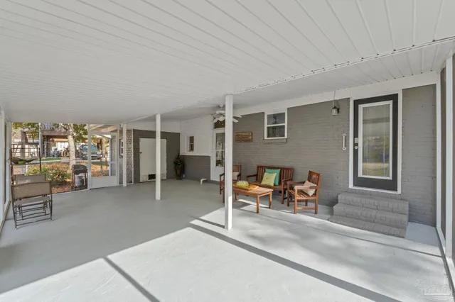 a view of a lake with a mountain in the background