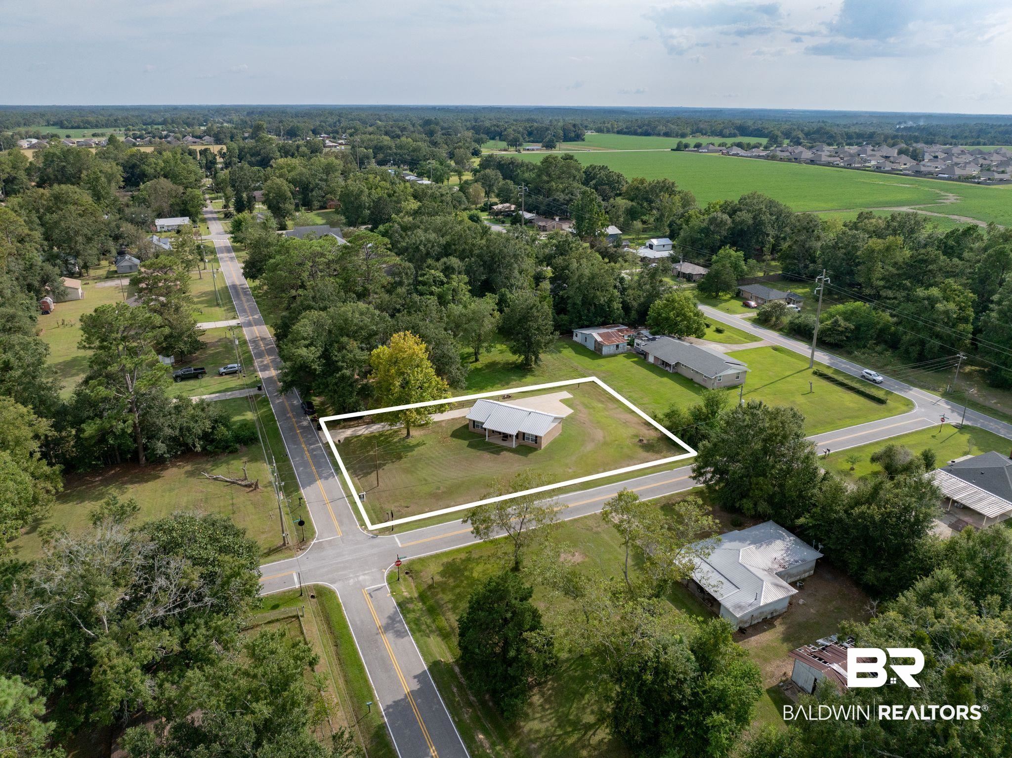 1107 North Oak Street Loxley, AL 36551 - Photo 28 of 40 Birds eye view of property