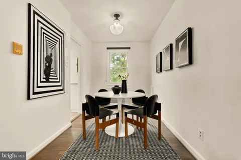 a view of a livingroom and dining room