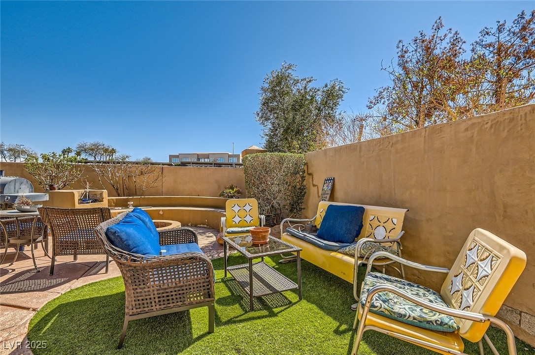 20 High Sierra Henderson, NV 89074 - Photo 52 of 53 View of patio with an outdoor hangout area and fence