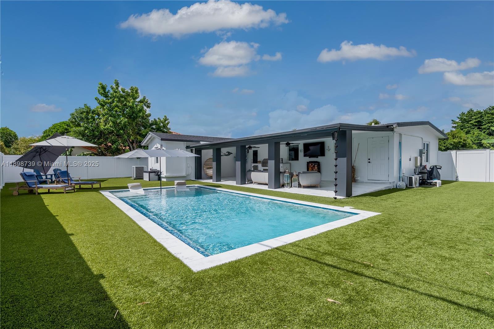 11350 Southwest 57th Street Miami, FL 33173 - Photo 39 of 47 a view of outdoor space yard and swimming pool