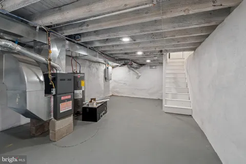 a view of storage and utility room