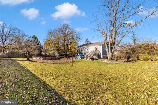 a view of open space with huge green space