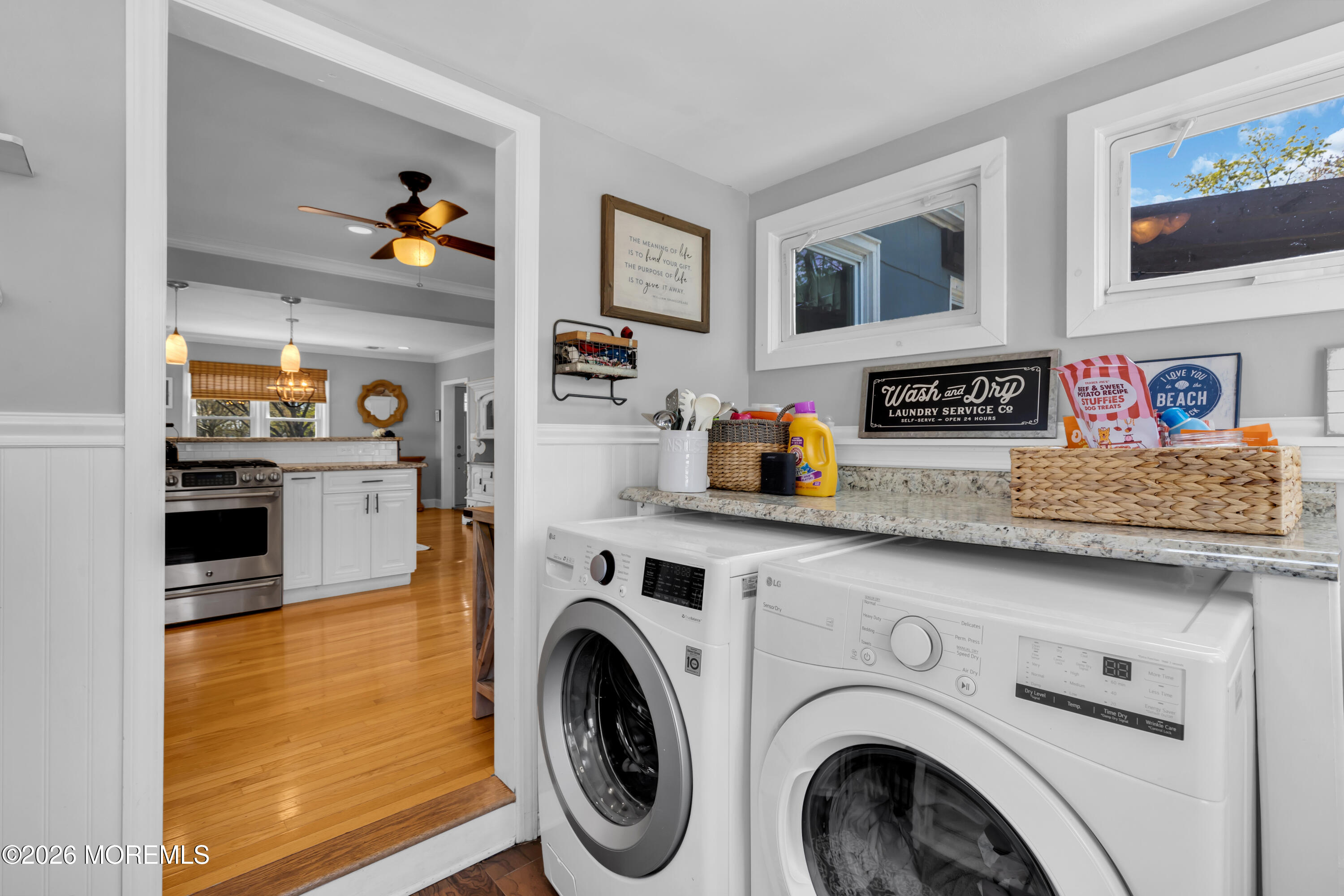 177 Navesink River Road Red Bank, NJ 07701 - Photo 29 of 48 a view of living room with washer and dryer