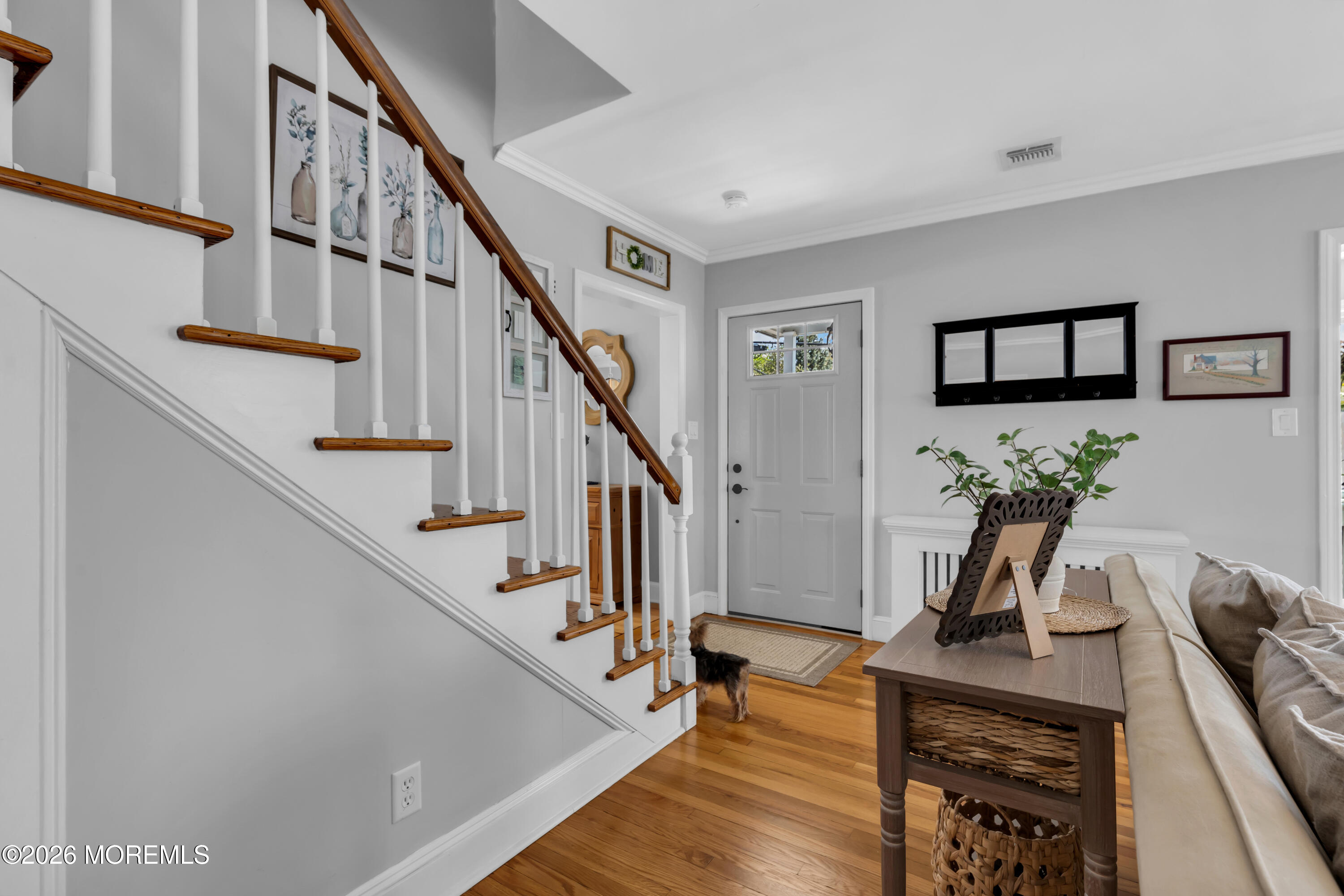 177 Navesink River Road Red Bank, NJ 07701 - Photo 6 of 48 a view of entryway and hall with wooden floor
