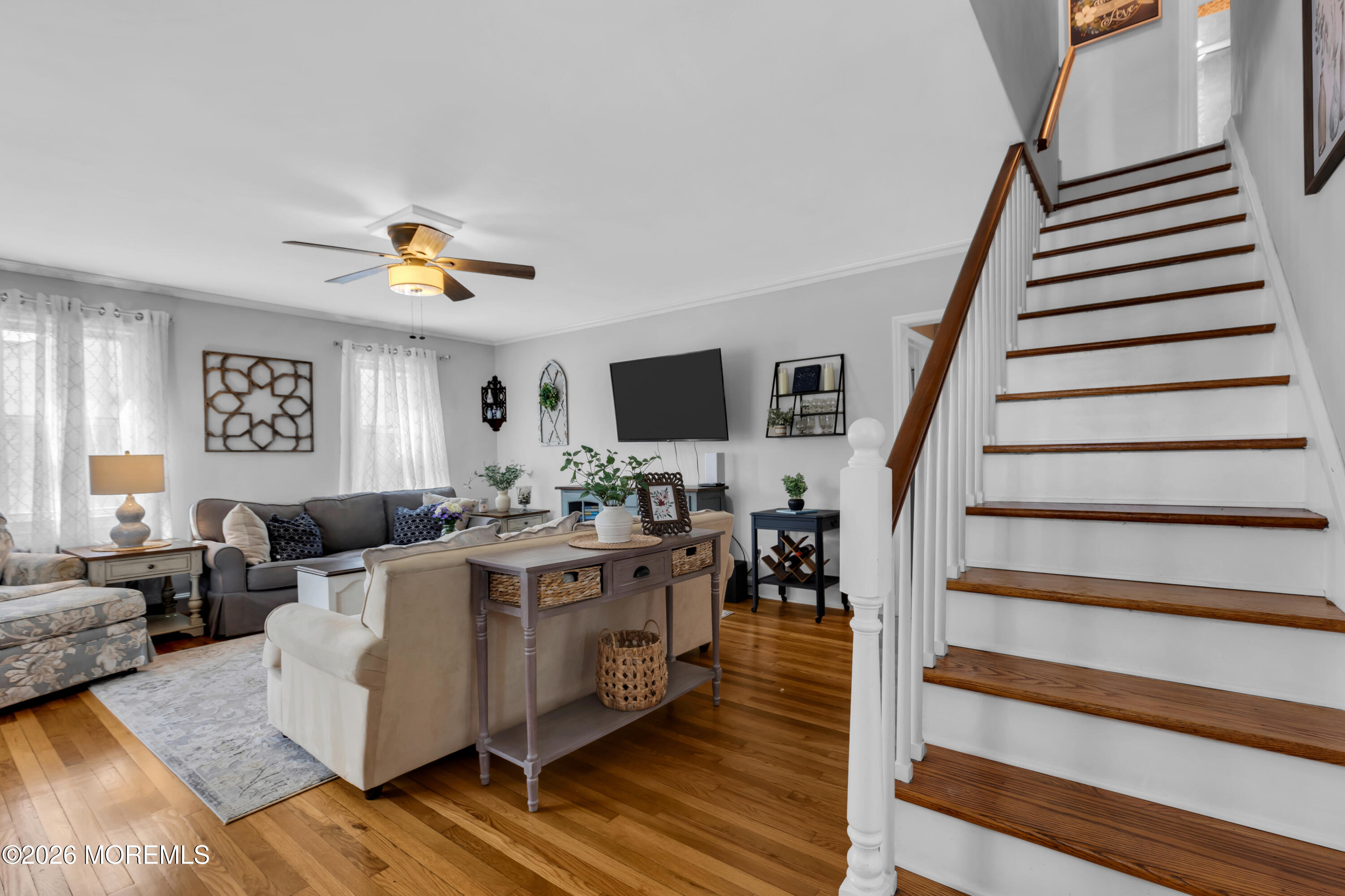 177 Navesink River Road Red Bank, NJ 07701 - Photo 8 of 48 a living room with furniture and a flat screen tv