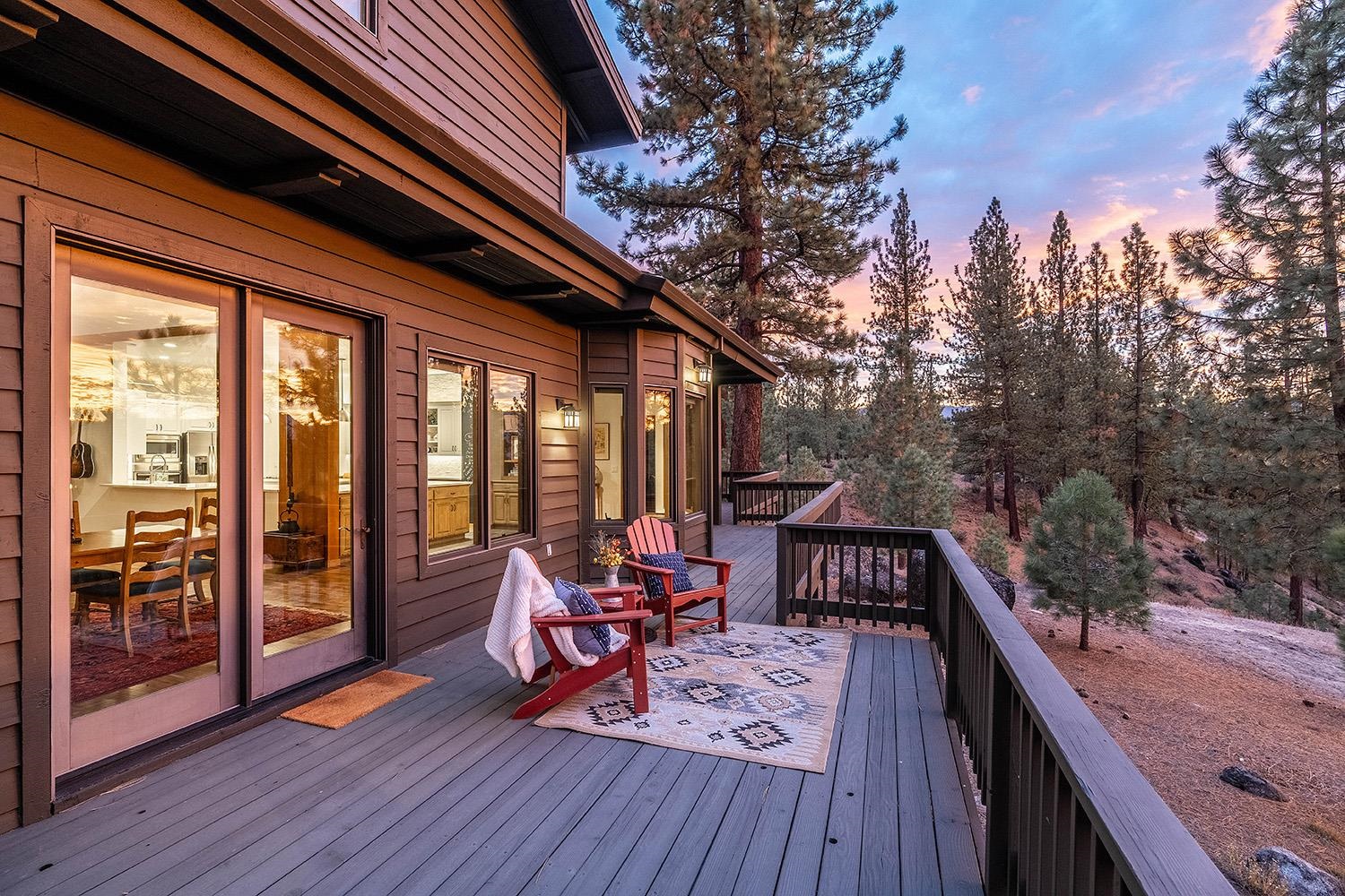 878 Deer Trail Clio, CA 96106 - Photo 18 of 21 a outdoor space with furniture and wooden floor