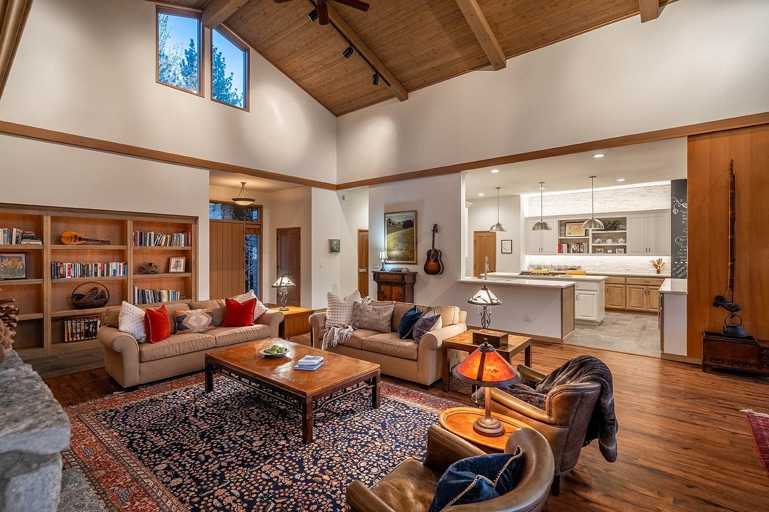 878 Deer Trail Clio, CA 96106 - Photo 5 of 21 a living room with furniture and wooden floor
