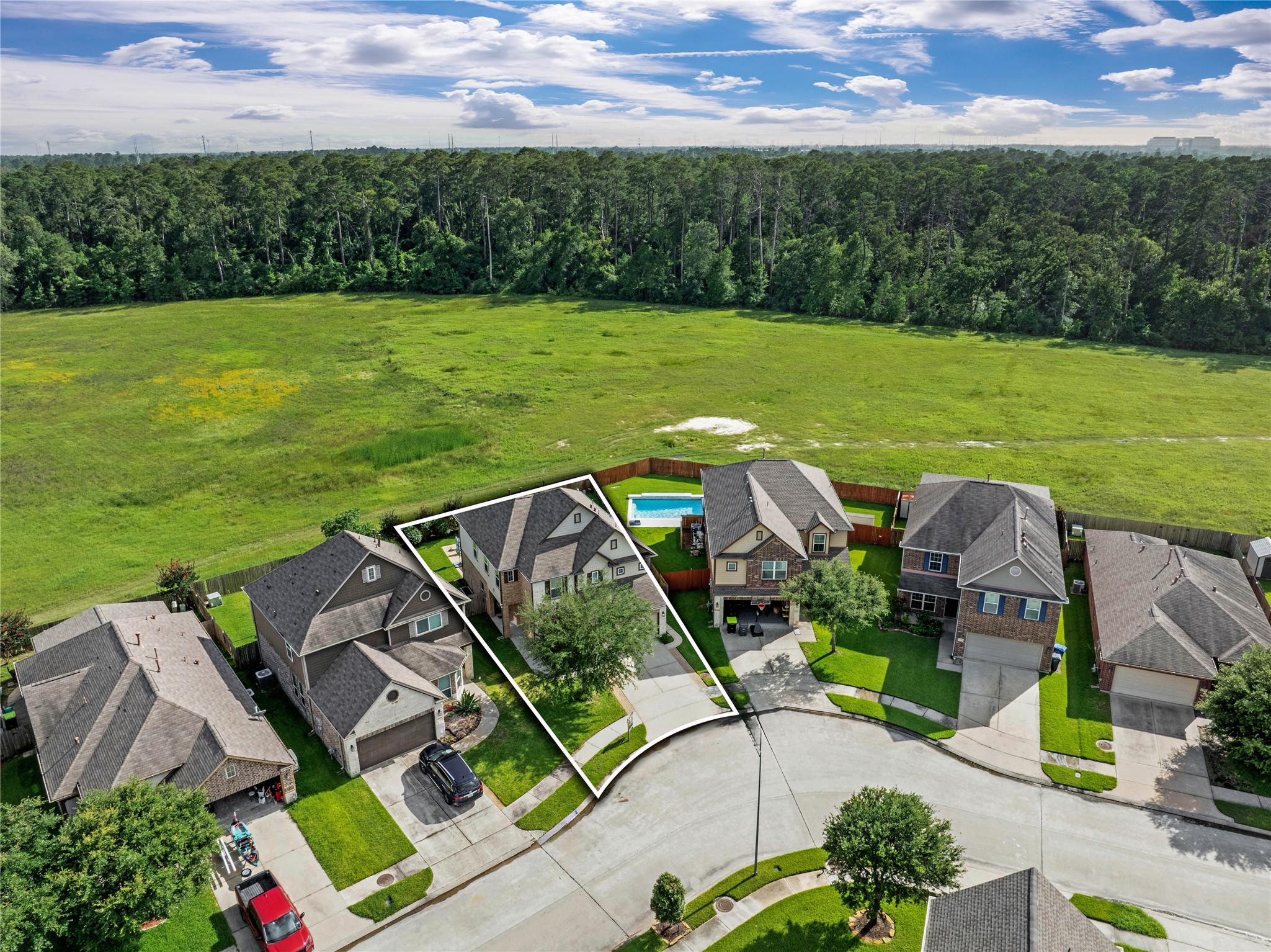 2672 Magnolia Fair Way Spring, TX 77386 - Photo 33 of 49 Enjoy the huge green space behind your home!