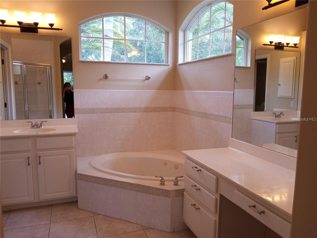 6506 Waters Edge Way Lakewood Ranch, FL 34202 - Photo 3 of 14 a bathroom with a bathtub sink and mirror