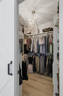 a view of a closet and storage