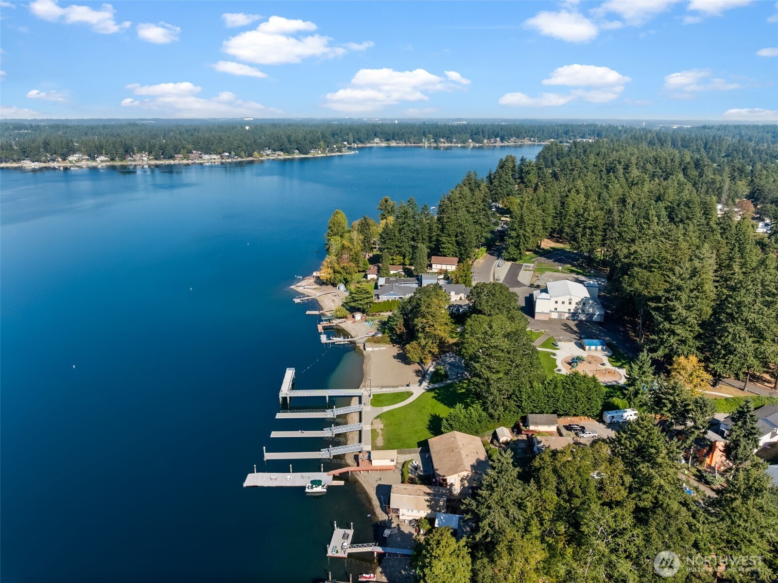 14915 Portland Avenue Southwest Lakewood, WA 98498 - Photo 27 of 29 a view of a lake with a yard