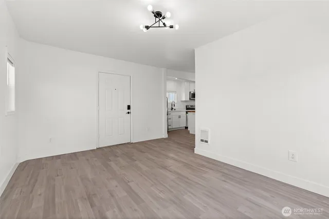 wooden floor in an empty room