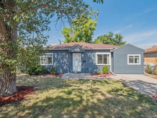 a view of a house with a patio
