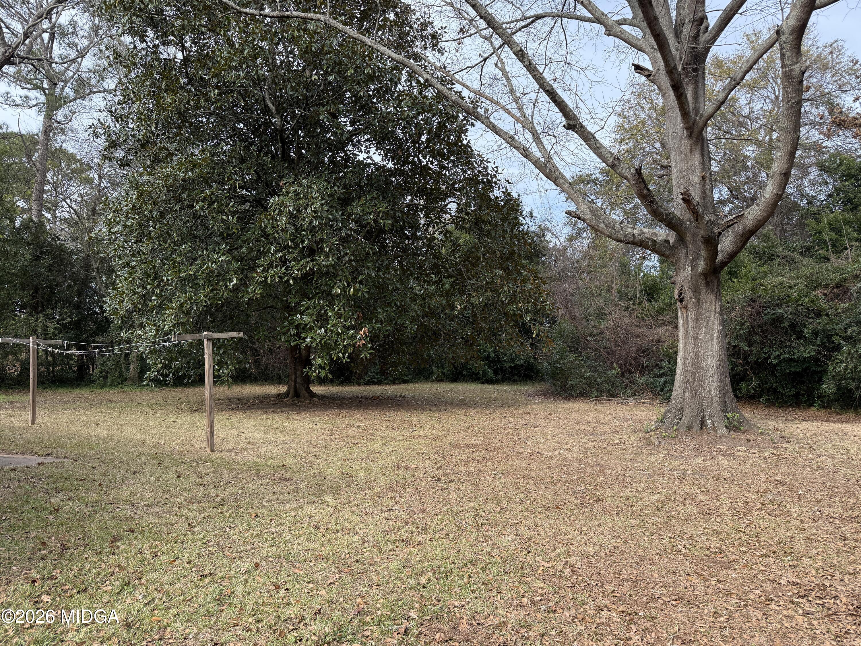107 Miller Court Centerville, GA 31028 - Photo 15 of 16 a backyard of a house with lots of trees