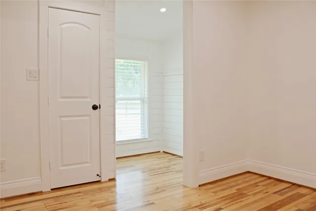 a view of wooden floor