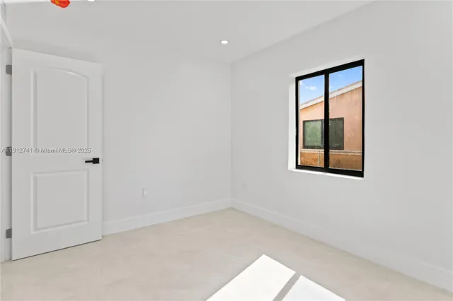 a view of an empty room