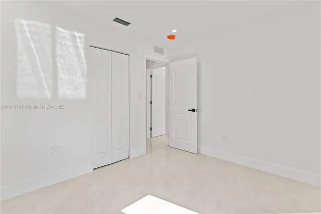 a view of empty room