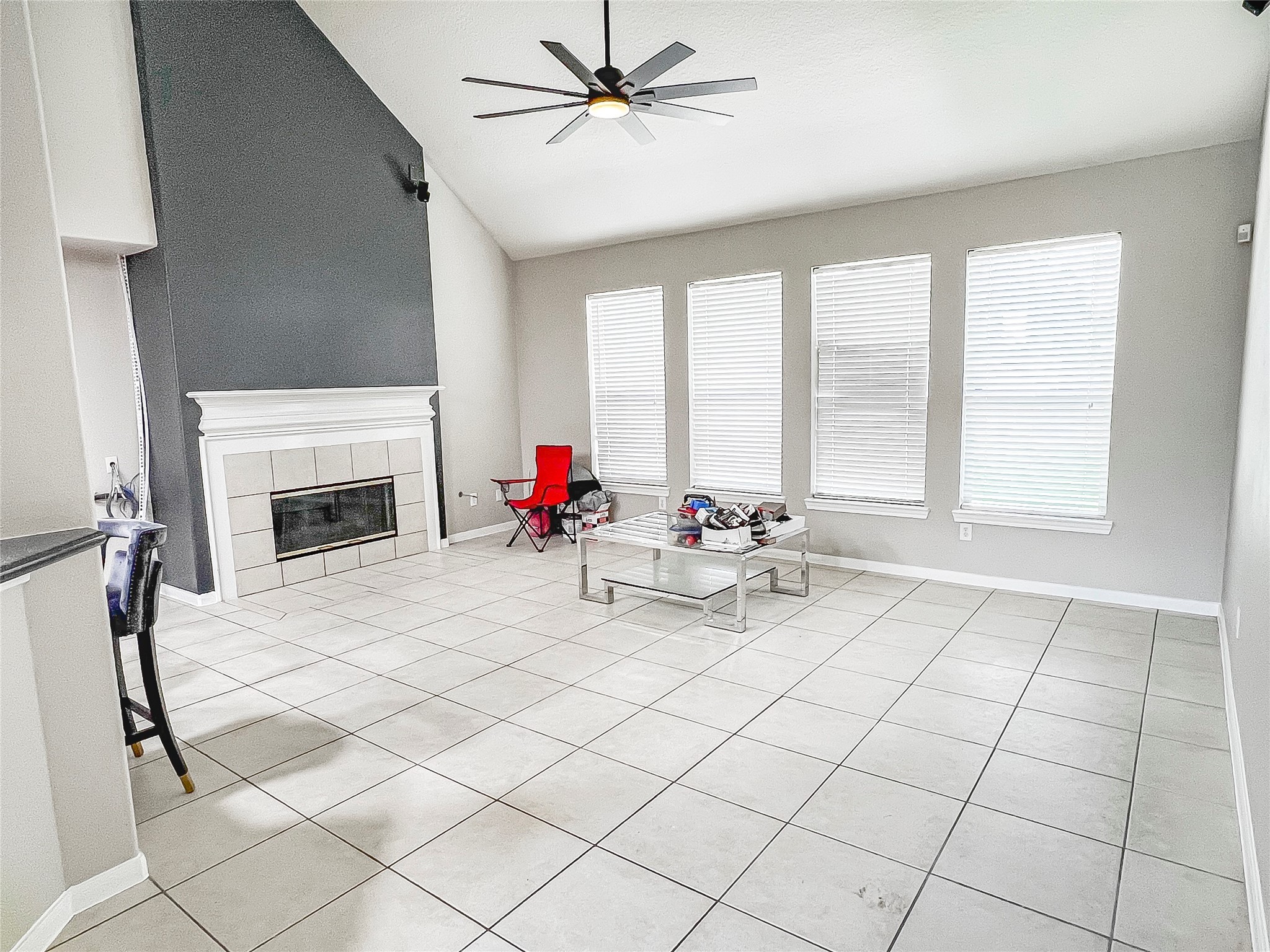 519 Savannah Springs Way Spring, TX 77373 - Photo 12 of 22 a view of a livingroom with furniture and a fireplace