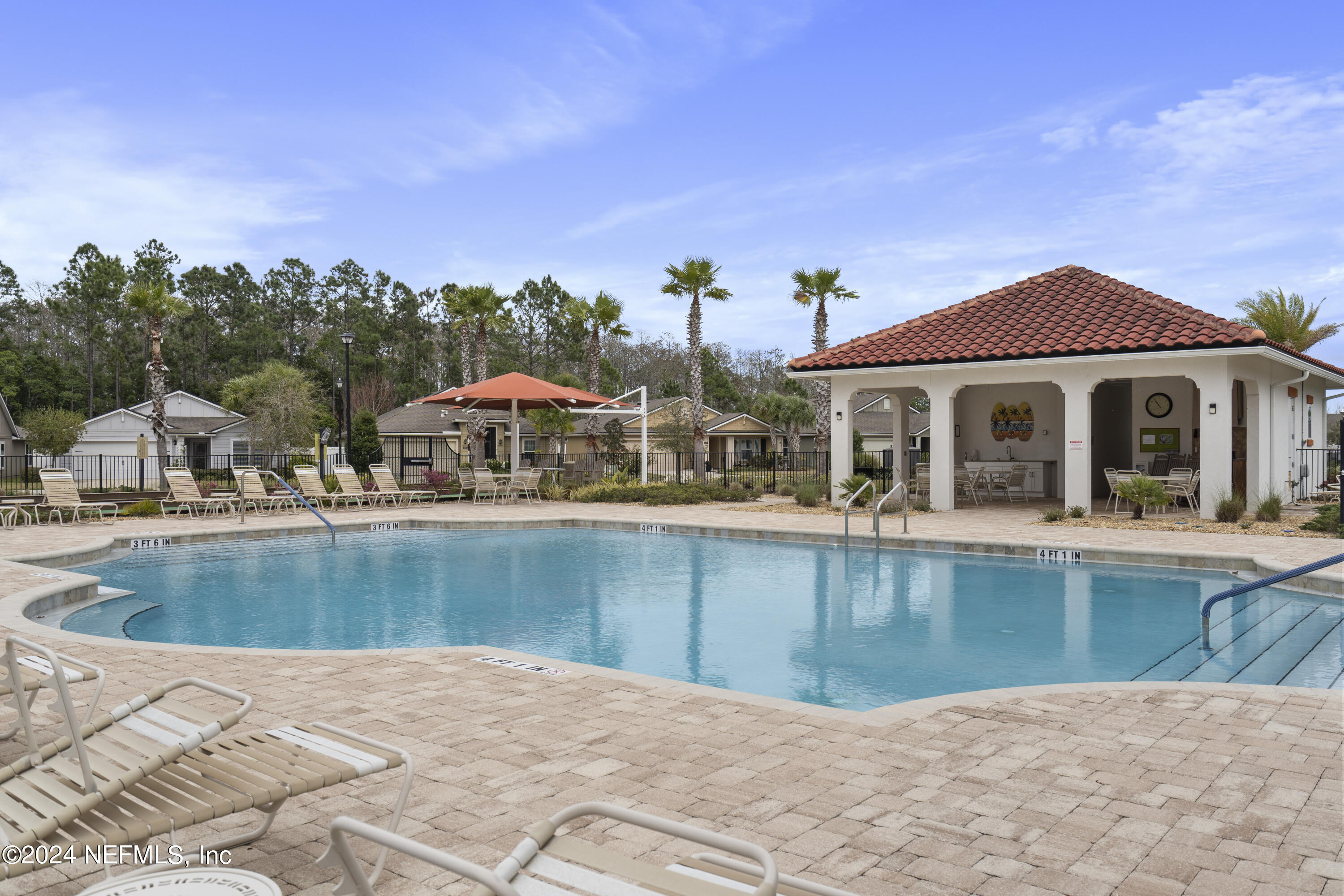 548 Palace Drive St. Augustine, FL 32084 - Photo 18 of 19 a view of a house with a swimming pool
