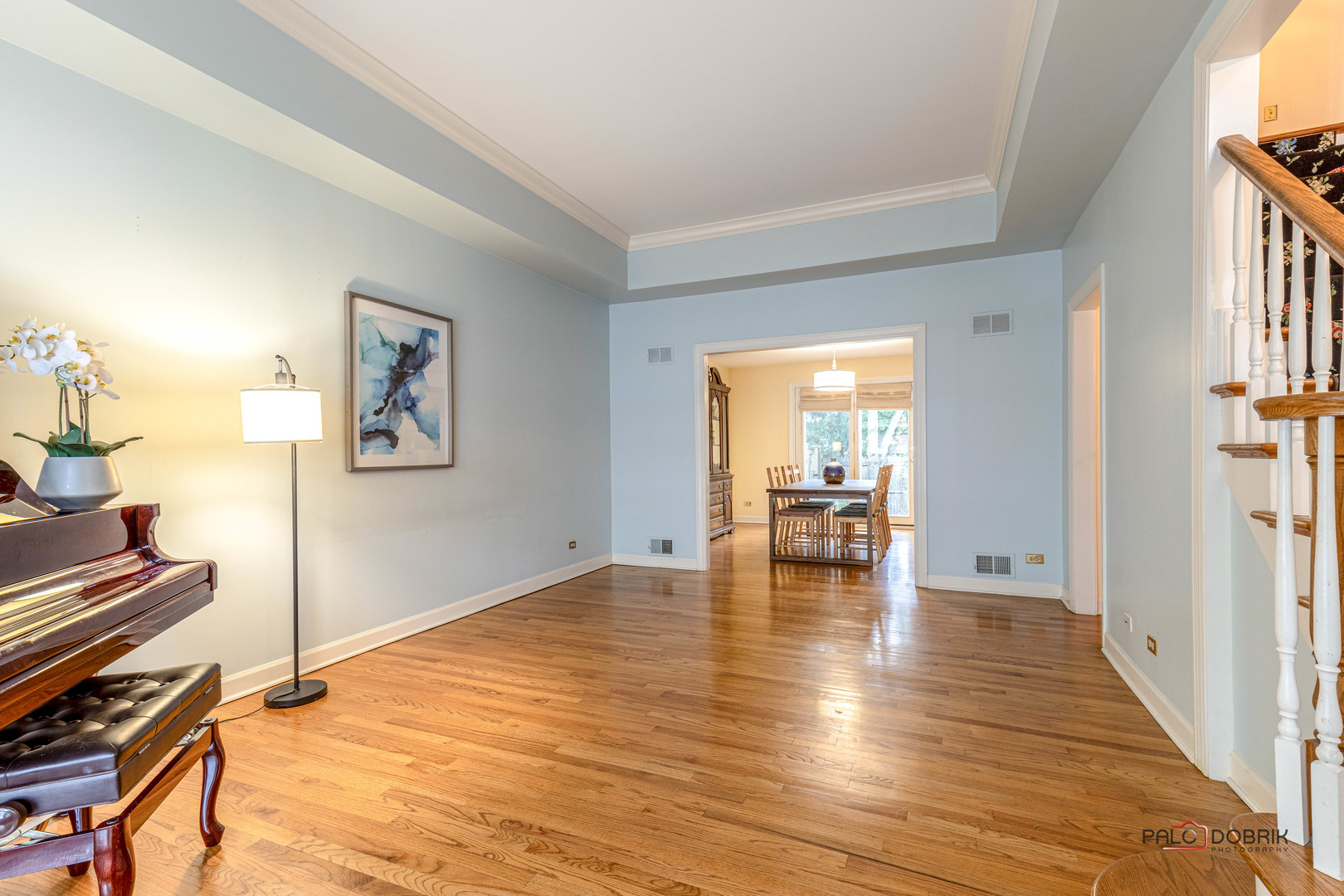 757 Hibbard Road Wilmette, IL 60091 - Photo 5 of 28 a view of empty room with wooden floor and a window