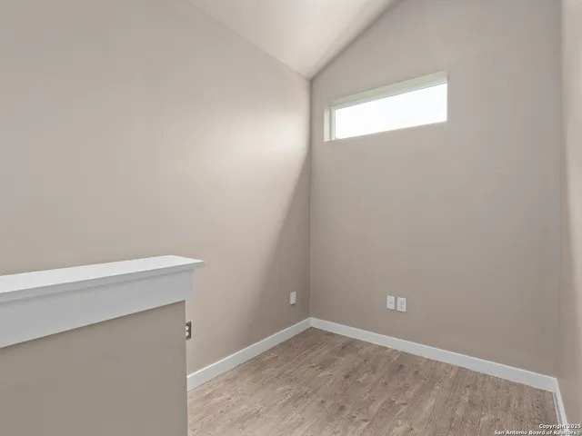 a view of an empty room