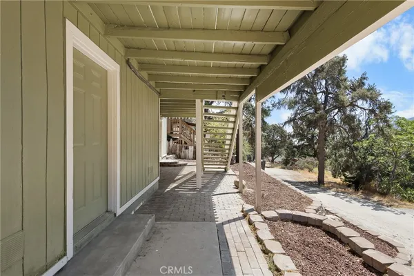 a view of a entryway front of house