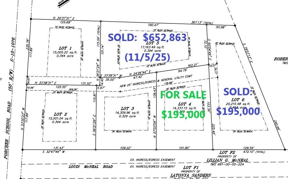 1160 Porcher School Road, Unit LOT 4 Awendaw, SC 29429 - Photo 7 of 7 1160 Porcher School - Lot 4 for sale