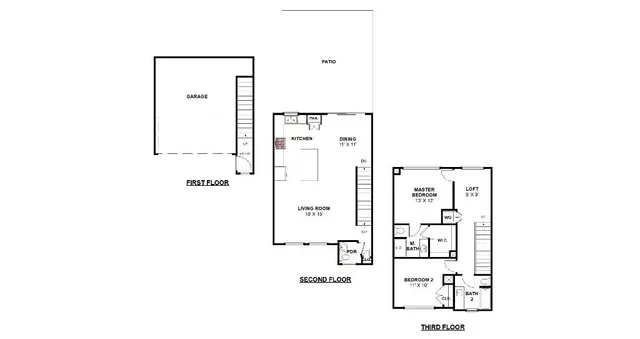 a picture of a floor plan