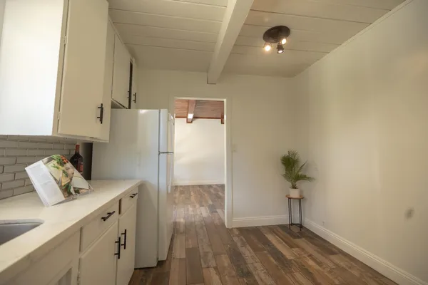 a bathroom with a sink and a shower