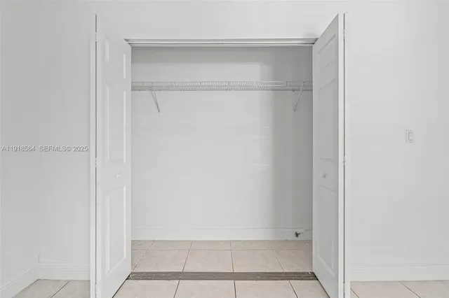 a view of an empty room