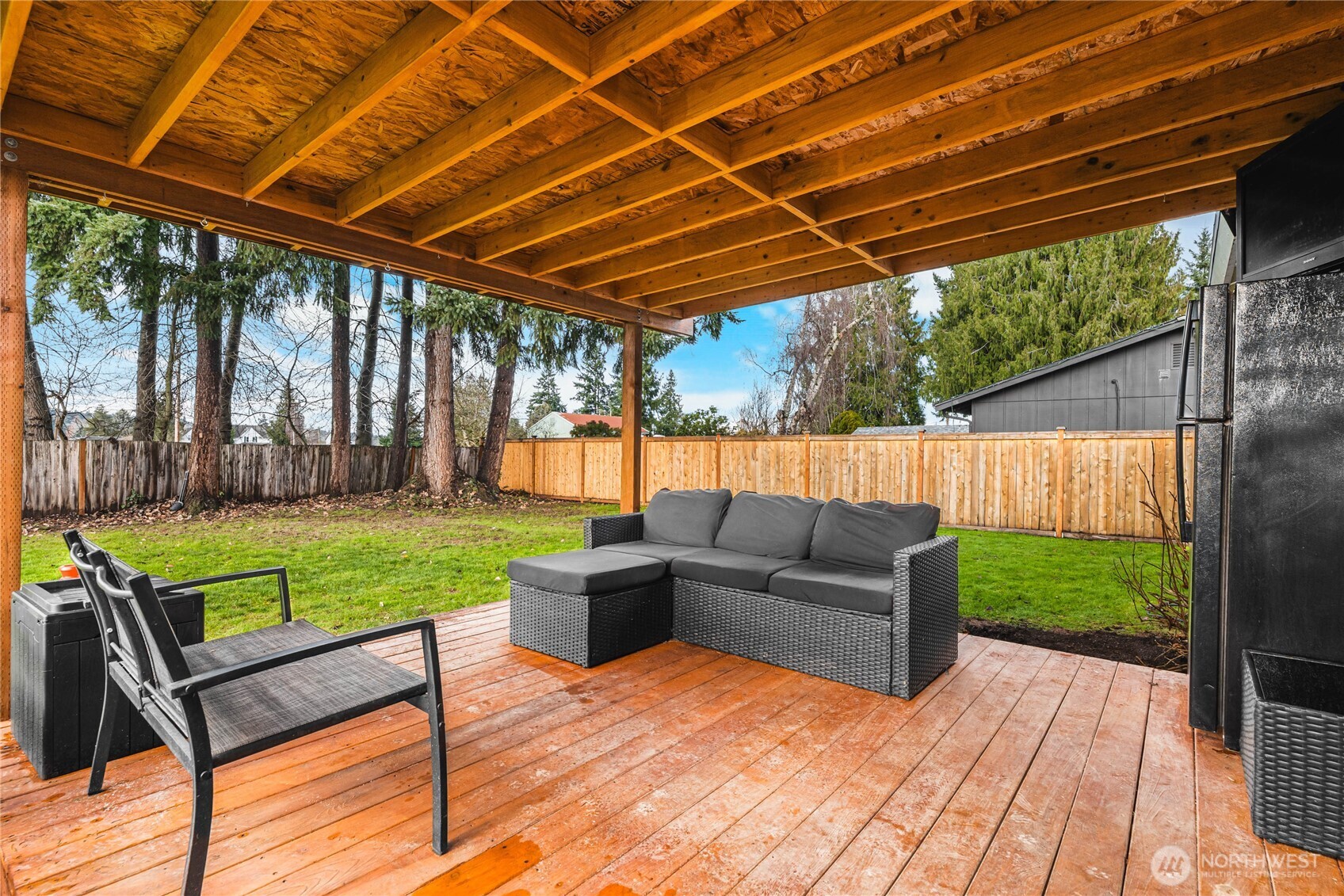 924 9th Street Southwest Puyallup, WA 98371 - Photo 29 of 38 a outdoor view with a sitting space