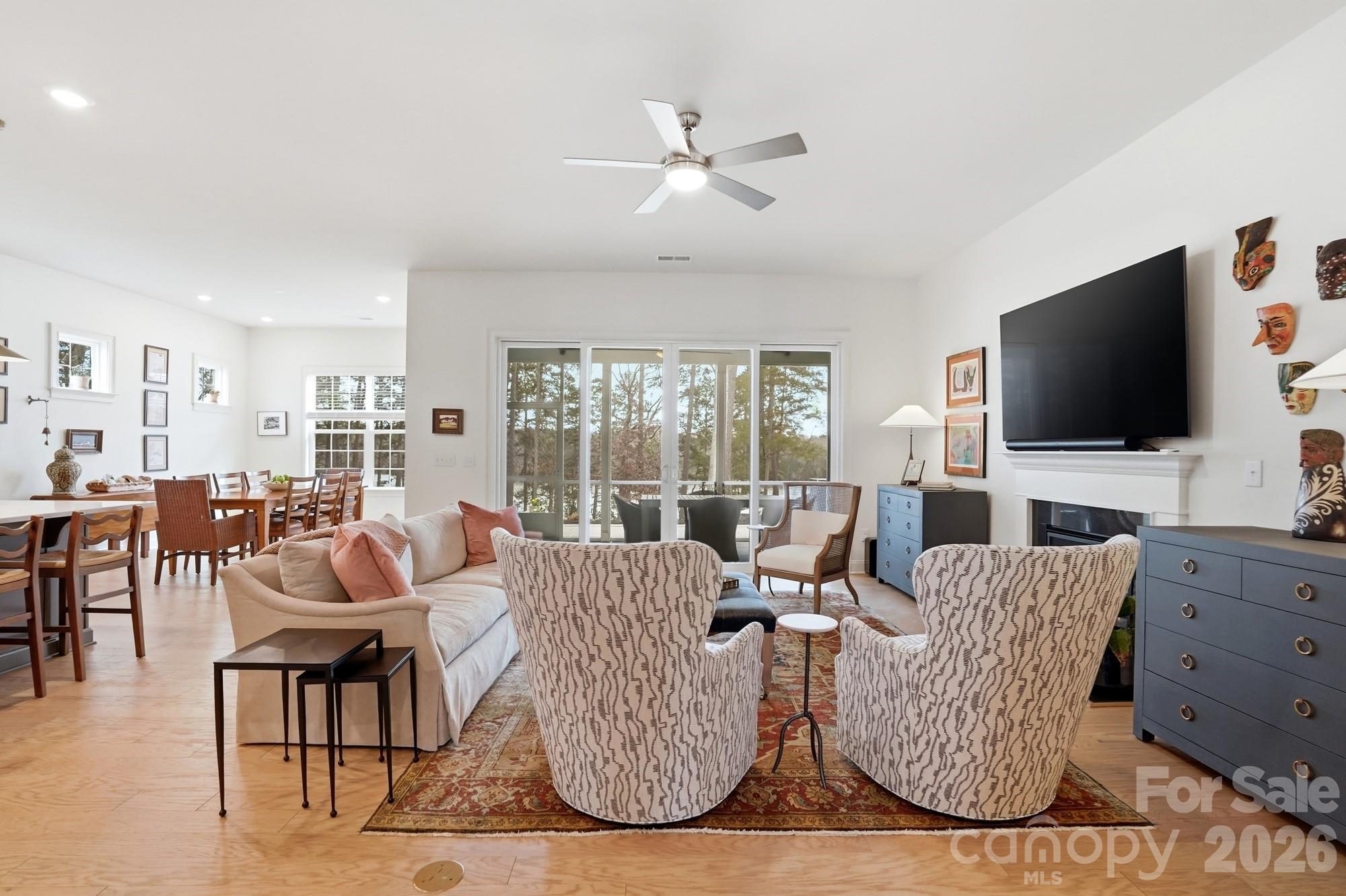 4012 Pollock View Mount Mount Holly, NC 28120 - Photo 8 of 48 a living room with furniture and a flat screen tv