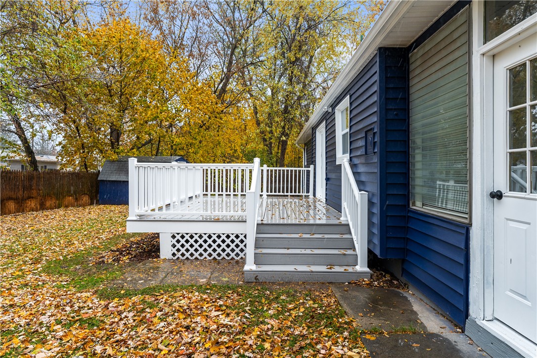 81 Spencerport Road Gates, NY 14606 - Photo 28 of 30 Beautiful Trex deck with vinyl railings!