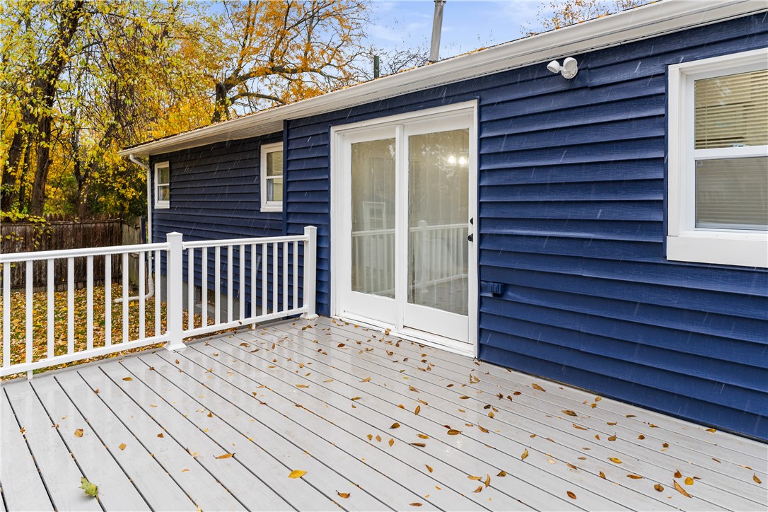 81 Spencerport Road Gates, NY 14606 - Photo 29 of 30 Beautiful Trex deck with vinyl railings!