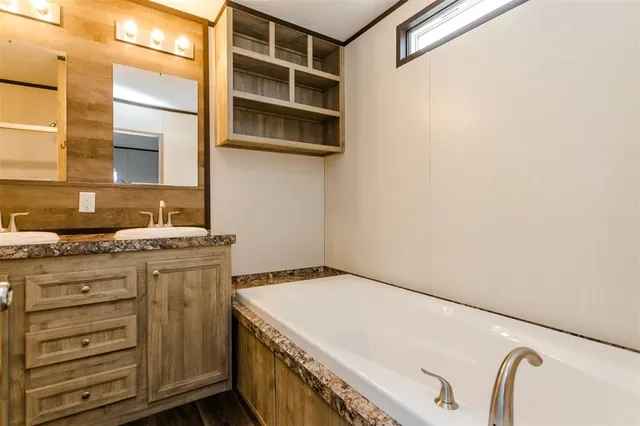 a utility room with a sink