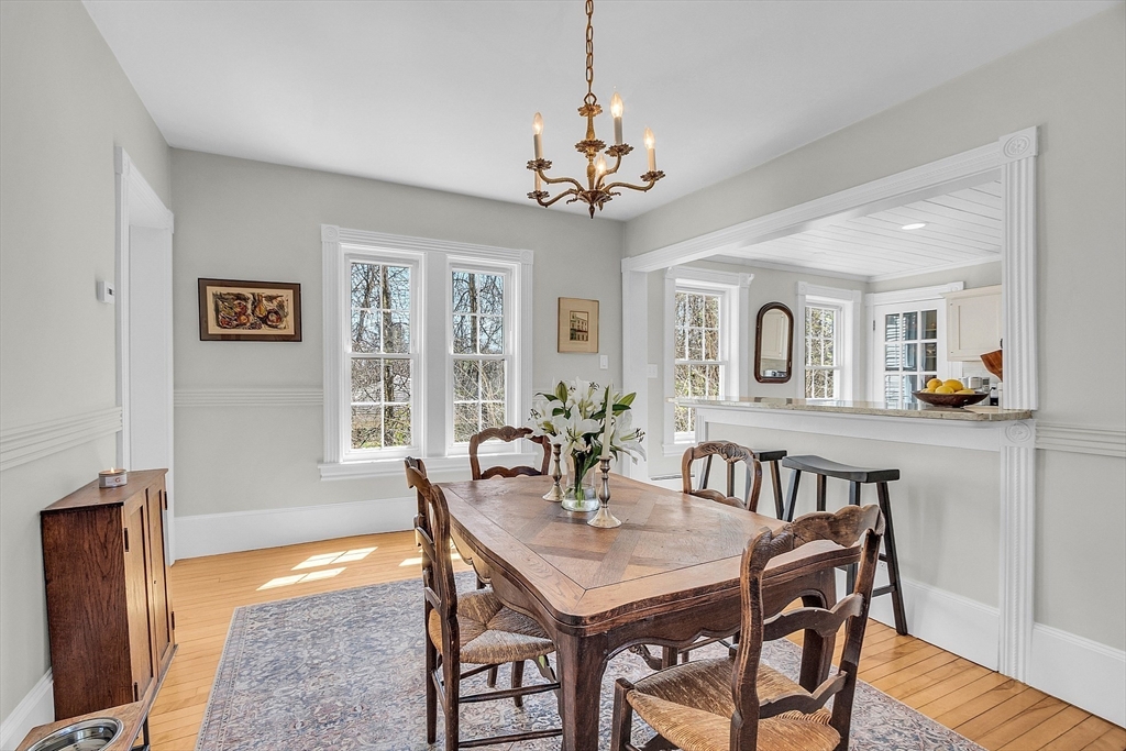 47 Center Bridge Road Lancaster, MA 01523 - Photo 18 of 42 a view of a dining room with furniture window and wooden floor