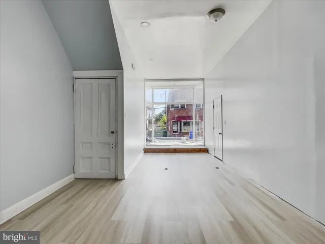 wooden floor in an empty room