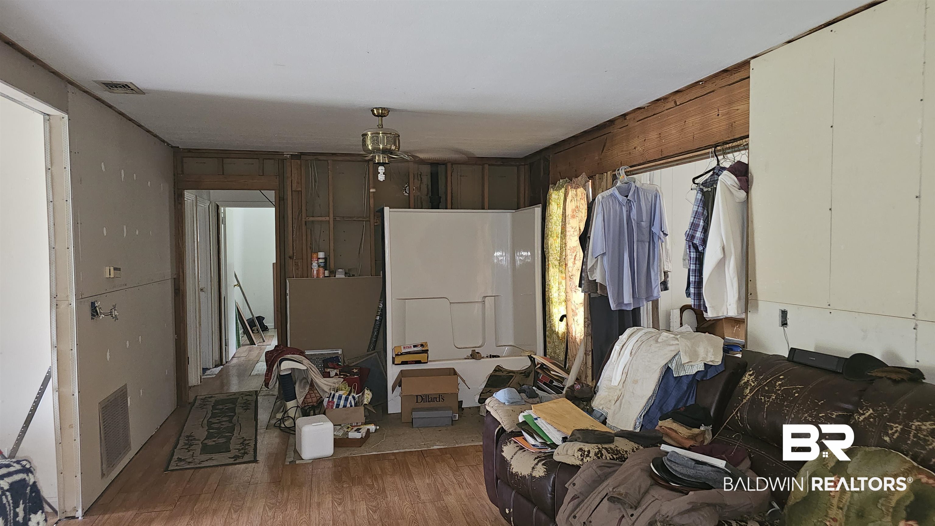 216 6th Avenue Atmore, AL 36502 - Photo 32 of 34 Living room featuring light hardwood / wood-style flooring