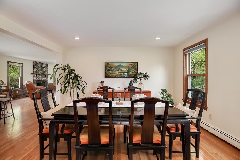 15 Barrett Road Lexington, MA 02421 - Photo 4 of 30 a view of a dining room with furniture and wooden floor