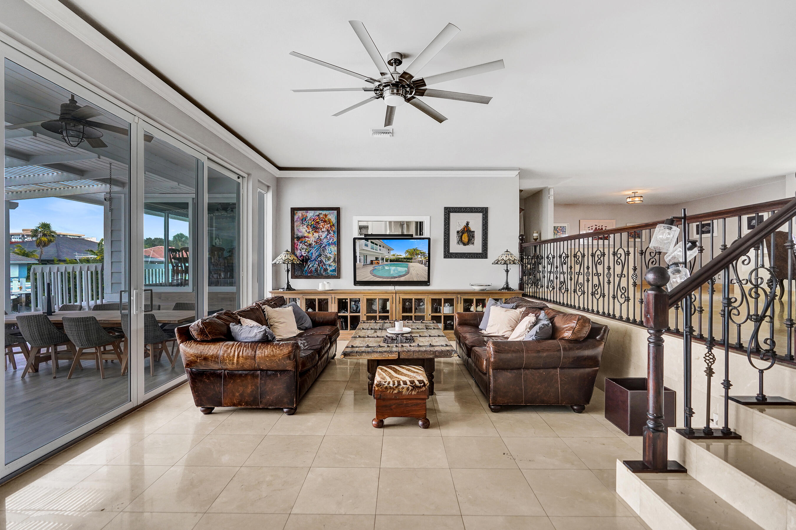 3001 Northeast 47th Street Lighthouse Point, FL 33064 - Photo 10 of 39 a living room with furniture