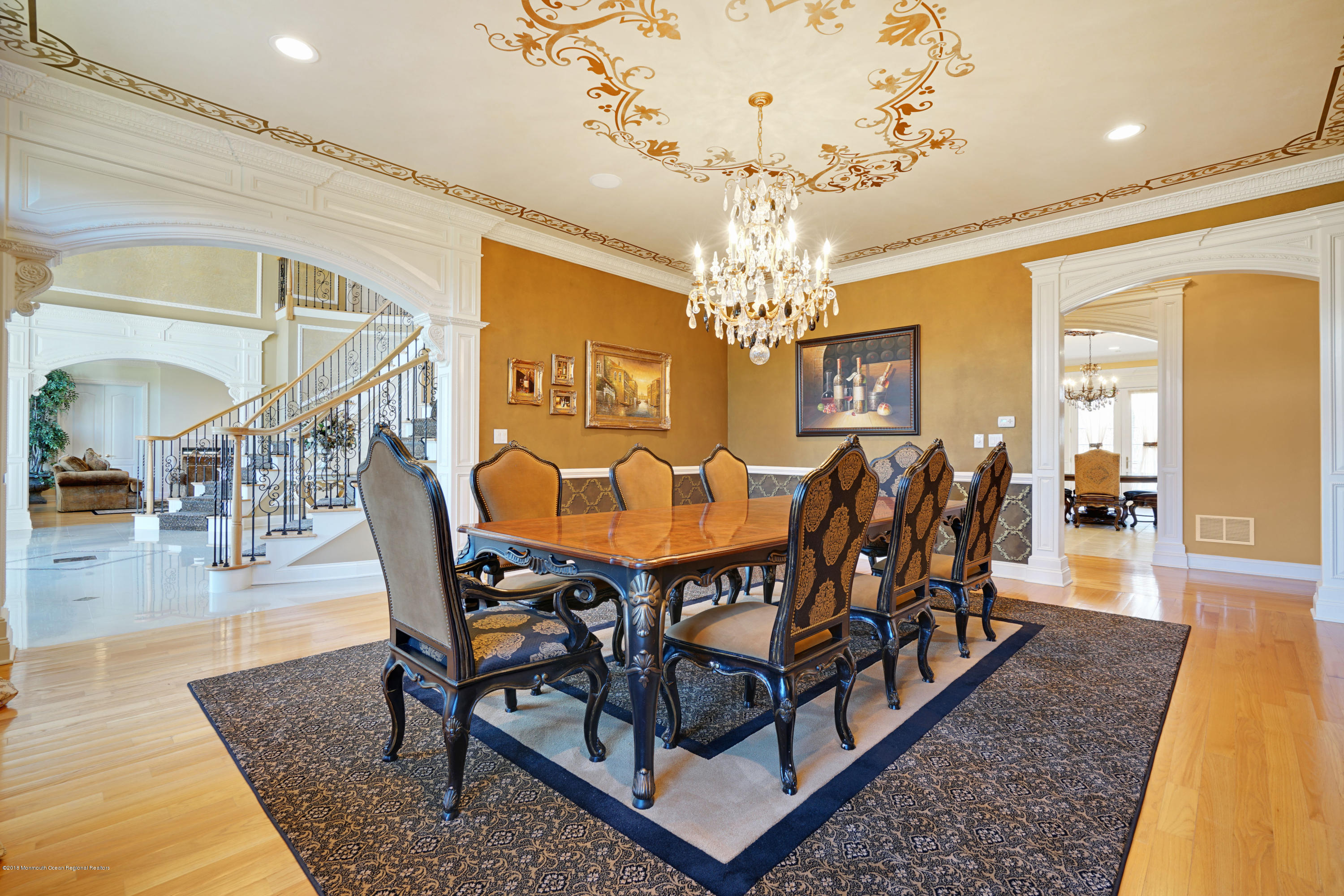 21 Embry Farm Road Marlboro, NJ 07746 - Photo 21 of 68 a view of a dining room and livingroom view